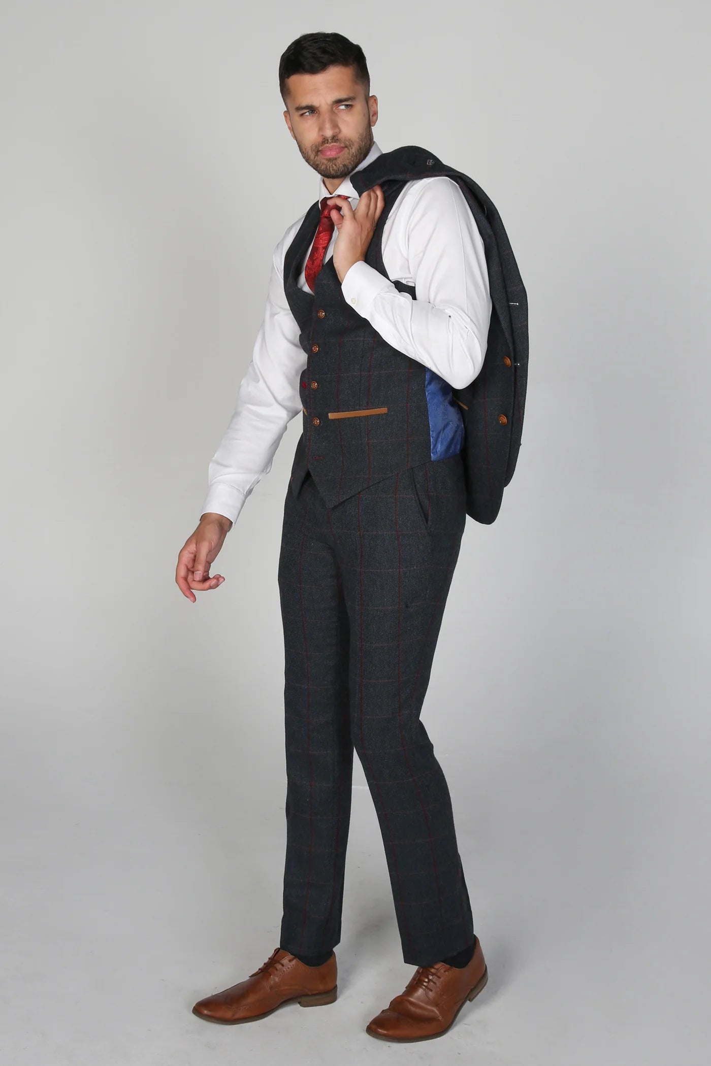 Madrid Navy Trousers