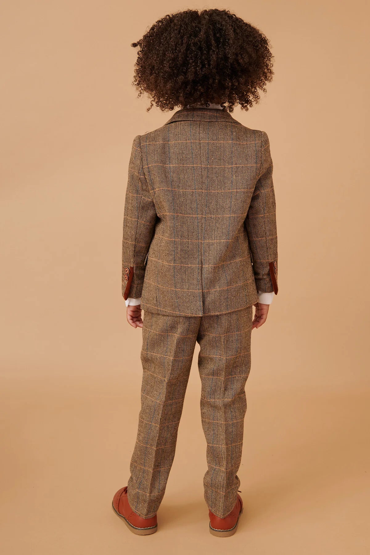 Boys Ted Brown Tweed - 3 Piece