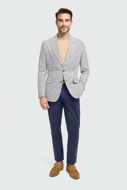 Bartela Beige Dogtooth Jacket