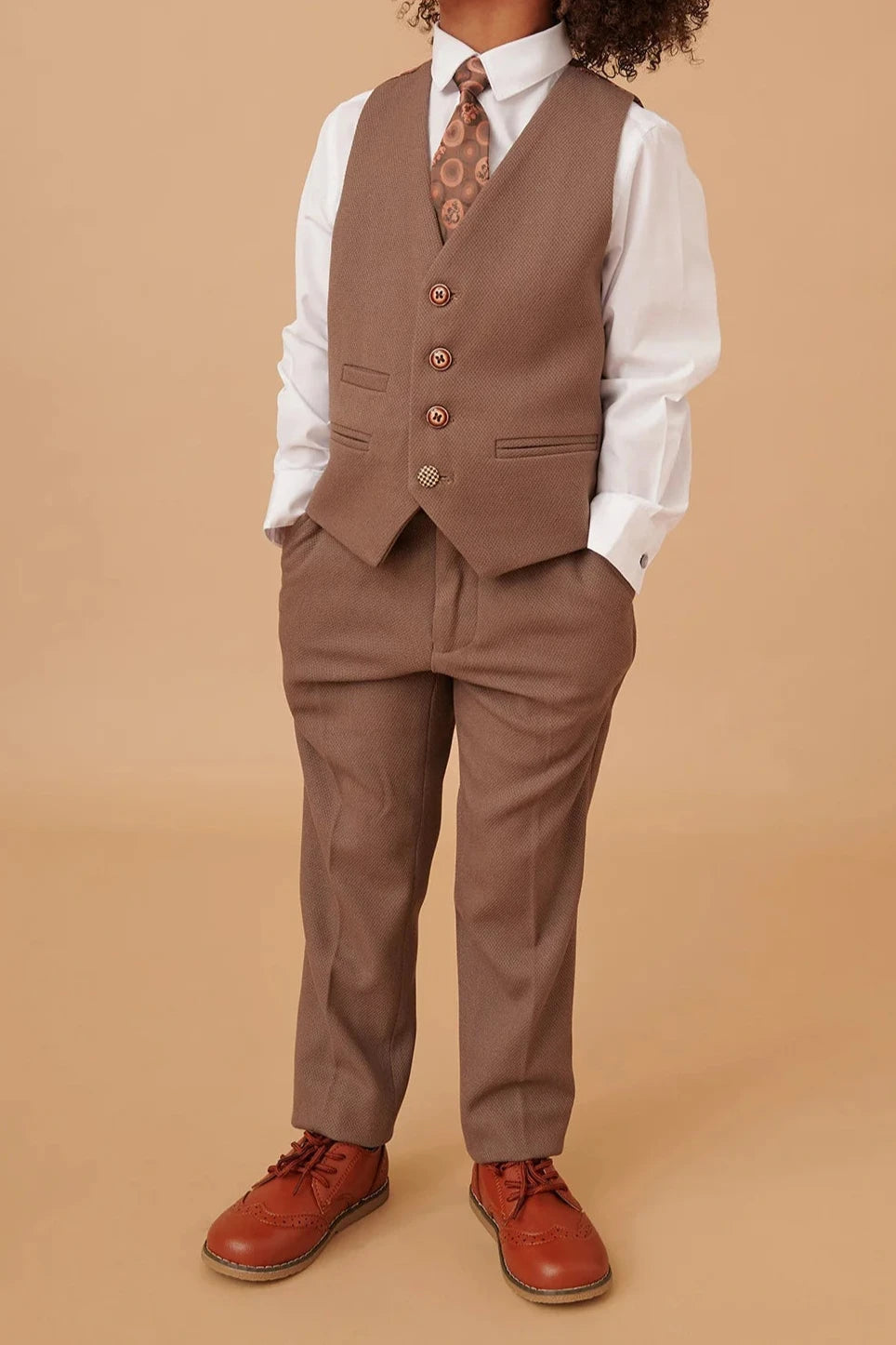 Boys HM5 tan - 3 Piece