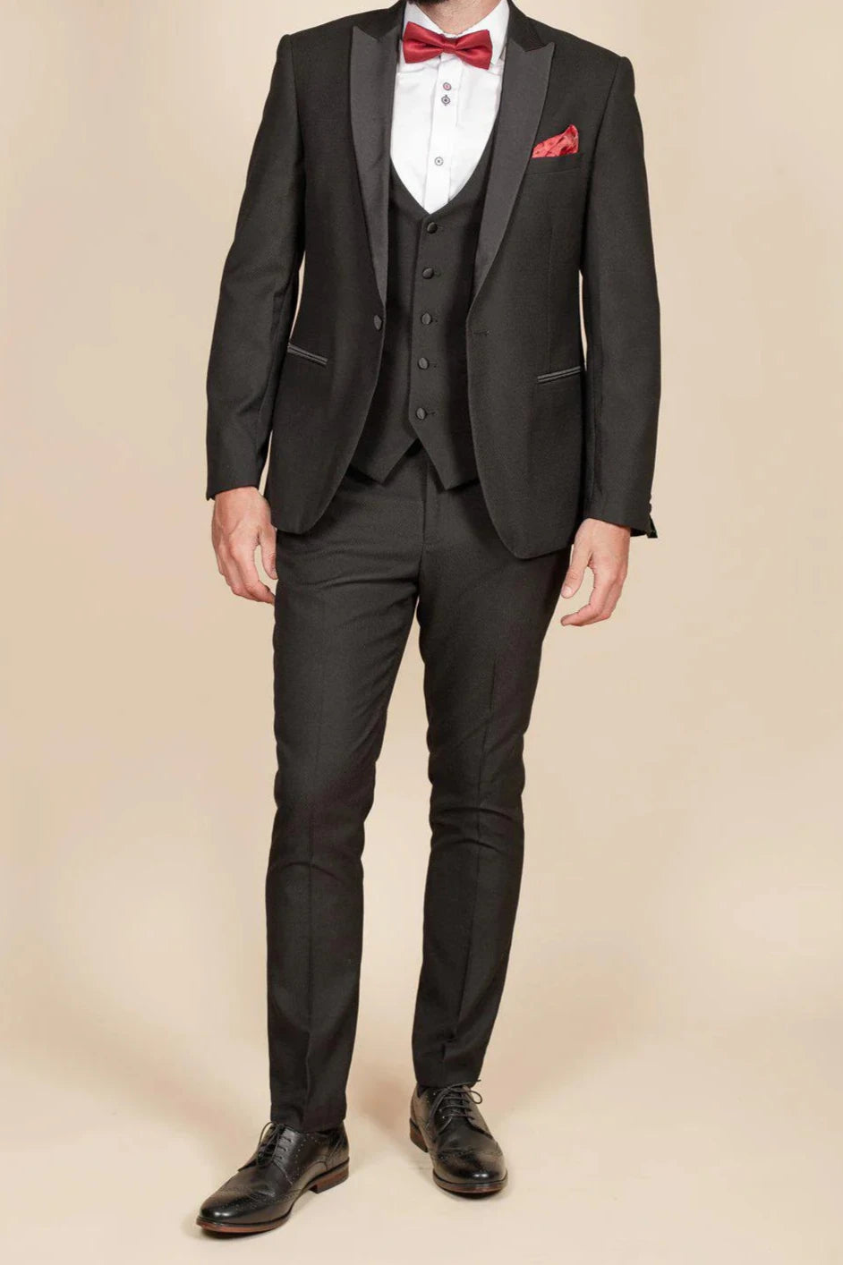 Dalton Black Tux - 3 Piece