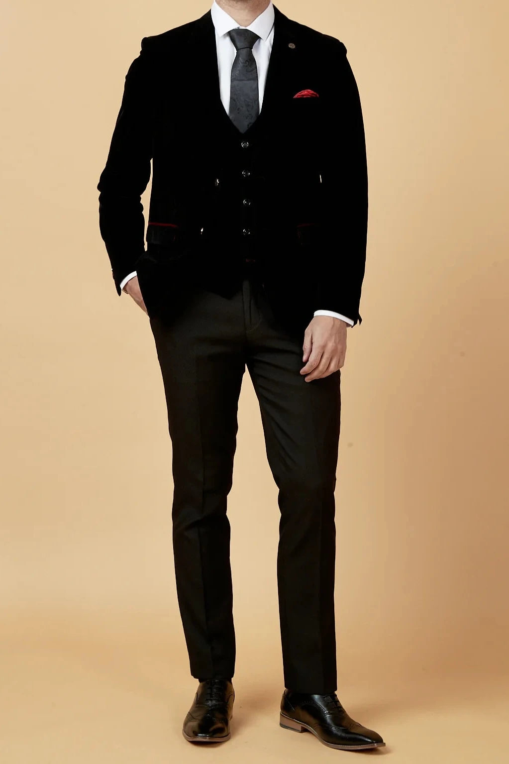 Hudson Black Velvet Jacket