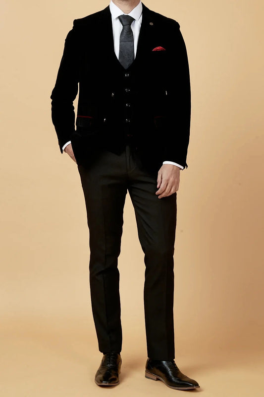 Hudson Black Velvet Jacket