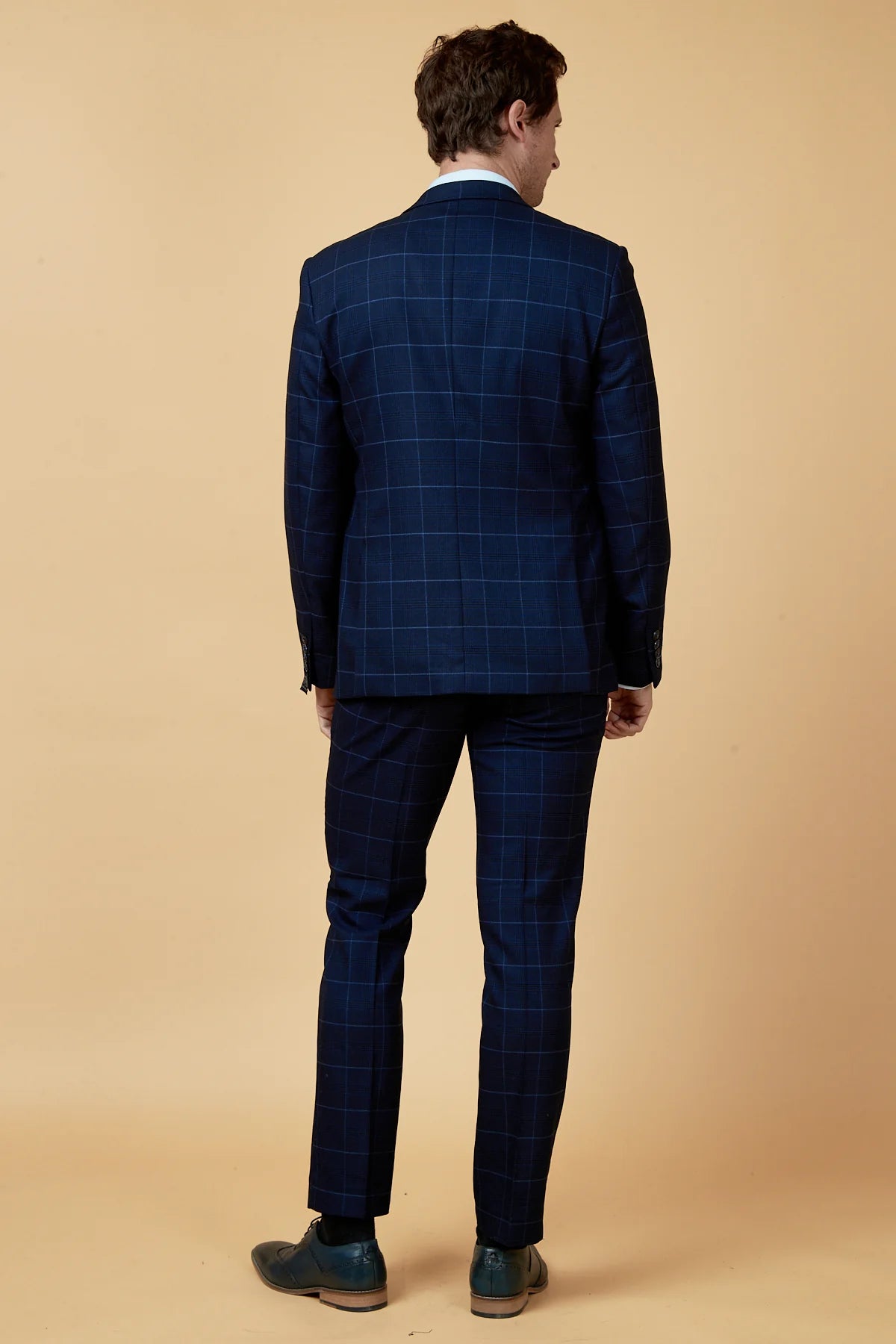 Edinson Navy Sky Check - 3 Piece