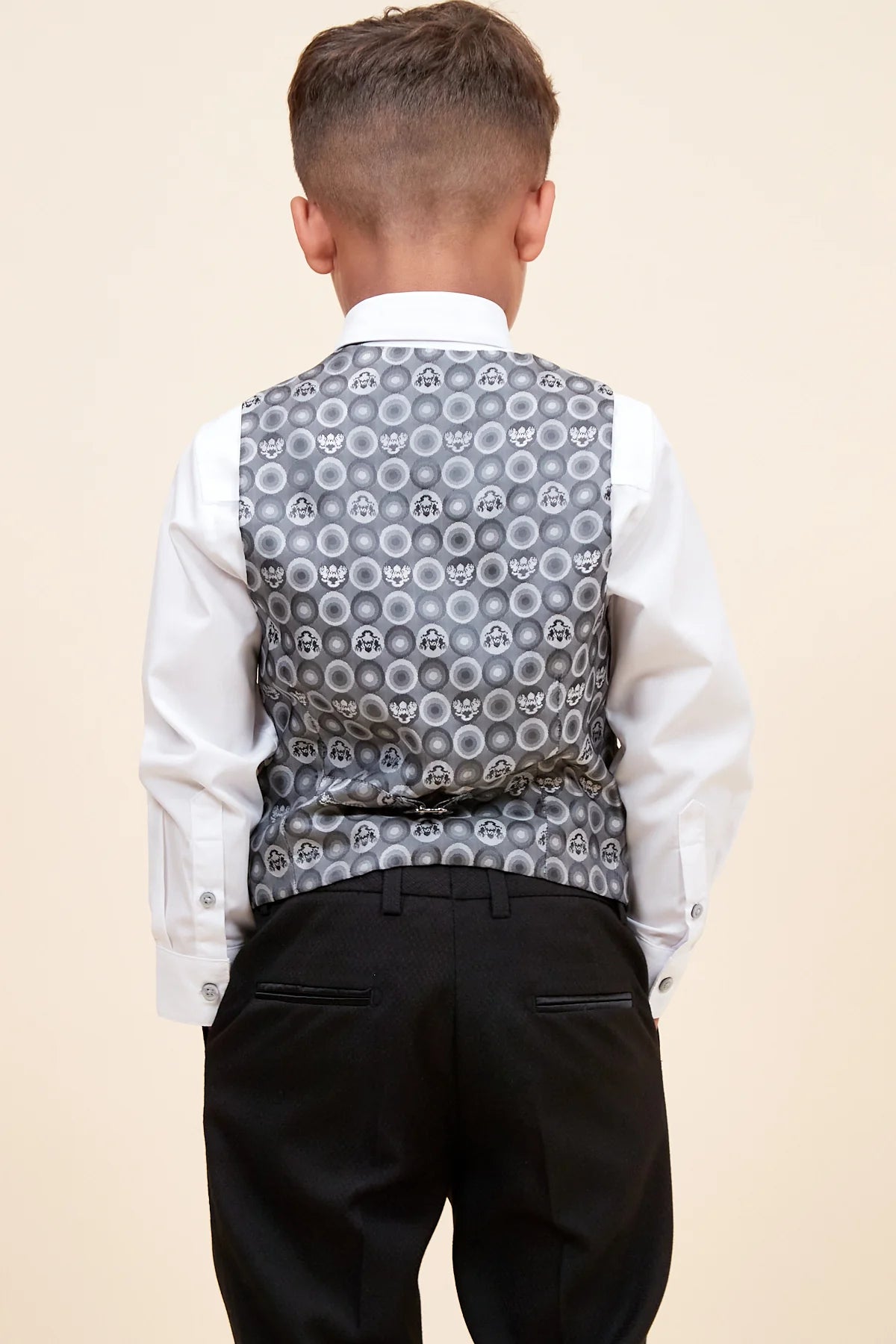 Boys Dalton Black Tux - 3 Piece