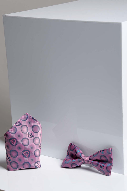 Bubble Print Bow Tie Set - All Colours