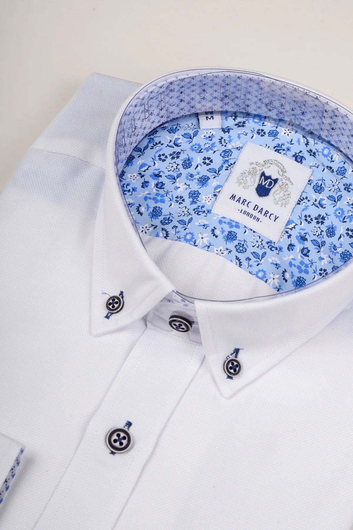 Charlie Shirt - Blue Accent Buttons