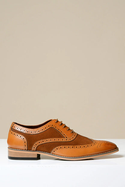 Bradley Shoes - Tan Suede