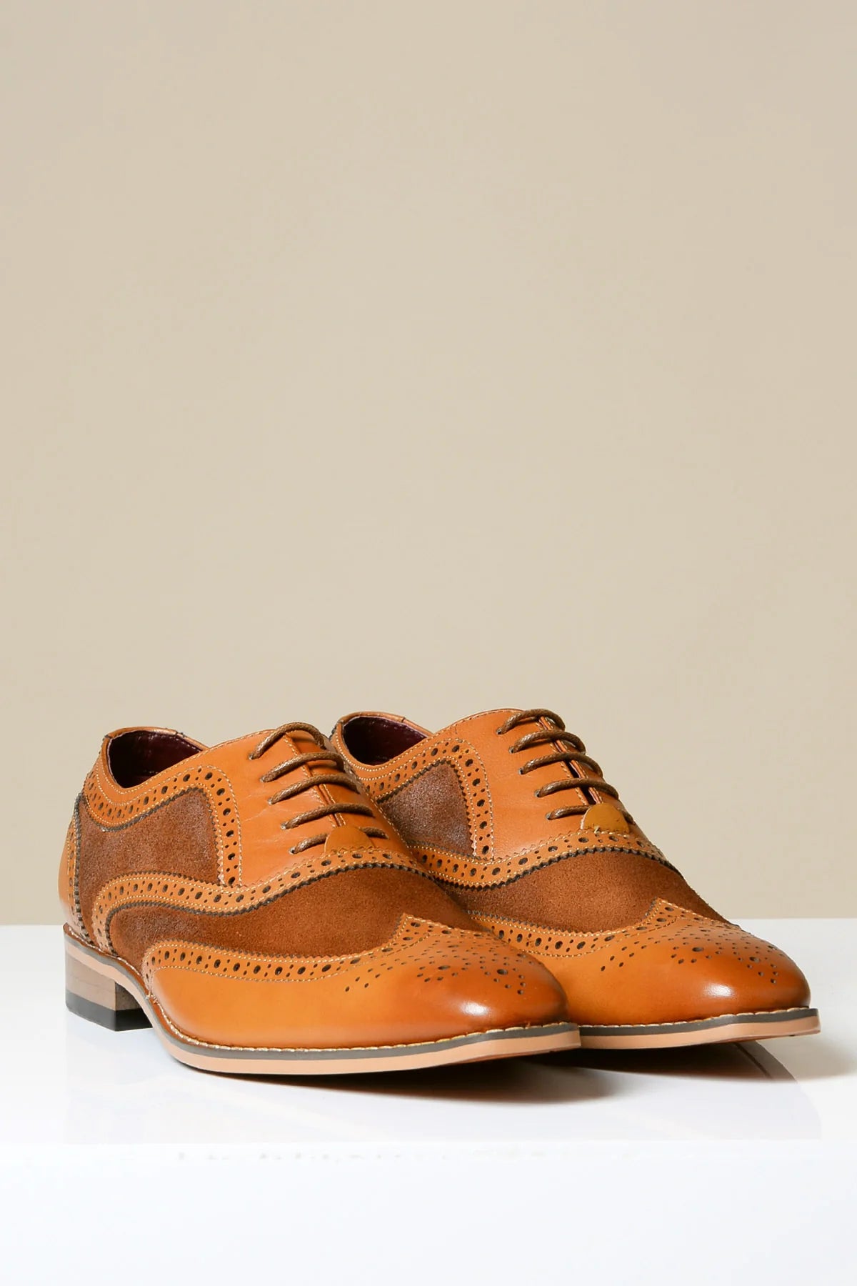 Bradley Shoes - Tan Suede