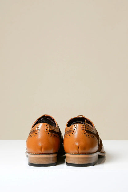 Bradley Shoes - Tan Suede