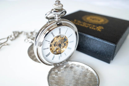 Clasper Pocket Watch - Silver