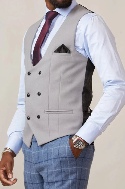 Kelvin DB Waistcoat - Silver