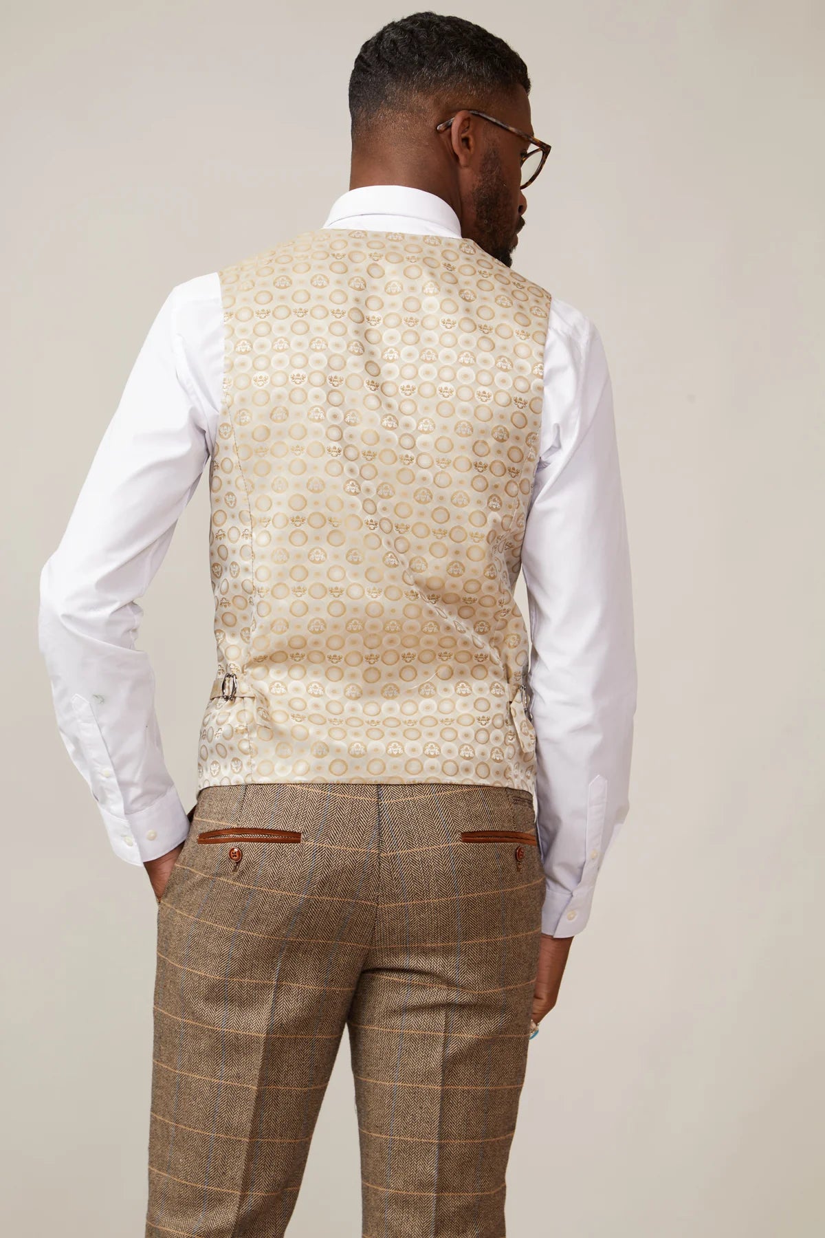 Kelvin DB Waistcoat - Cream