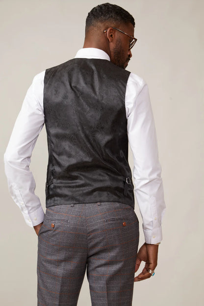 Kelvin DB Waistcoat - Black