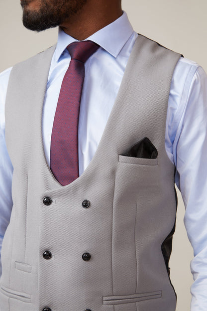 Kelvin DB Waistcoat - Silver