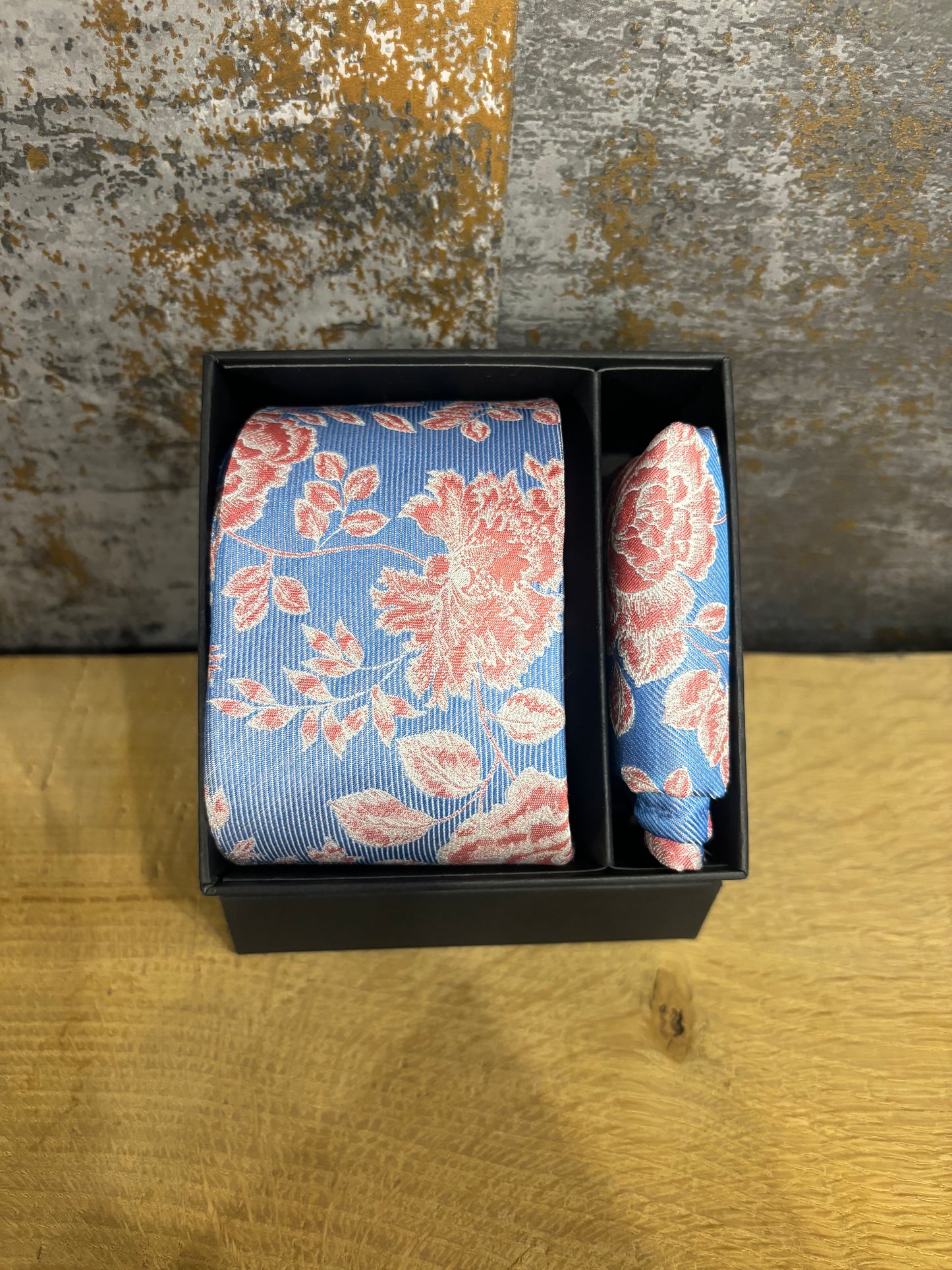 Floral Silk Tie Set - All Colours