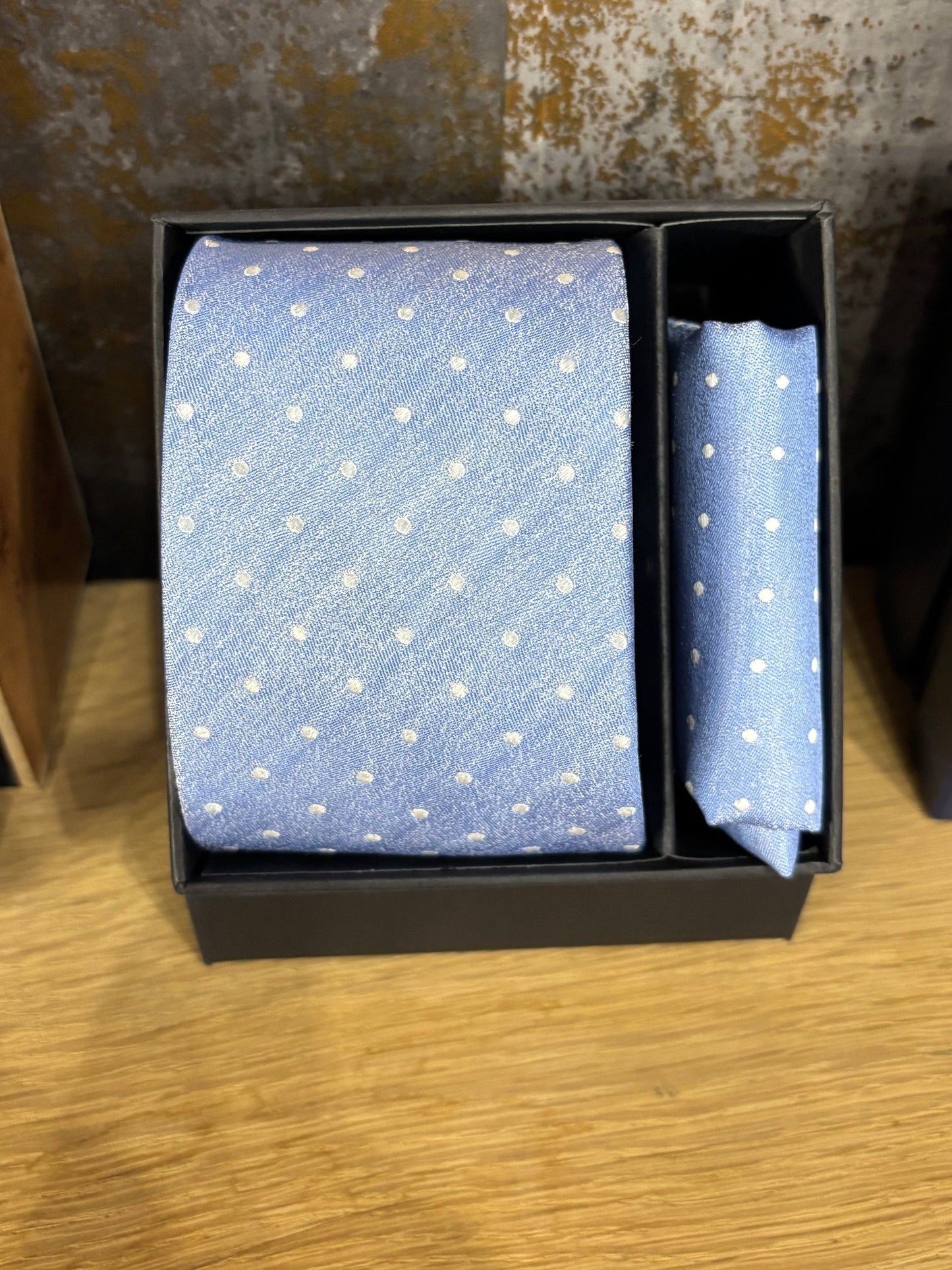 Dotted Silk Tie Set - All Colours