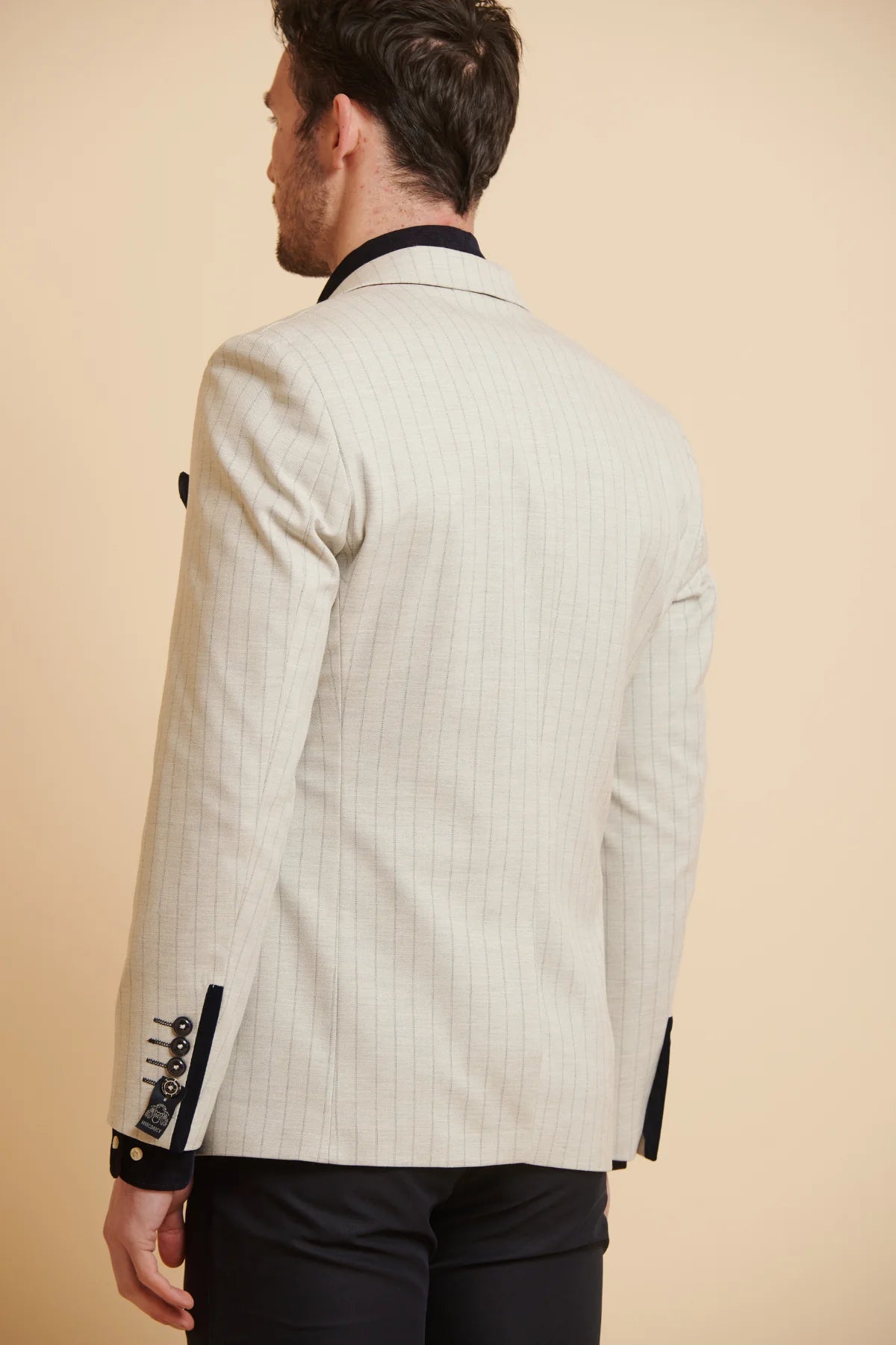 Grant Stone Pinstripe DB Jacket