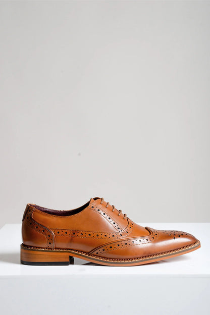 Larkin Shoes - Tan Leather