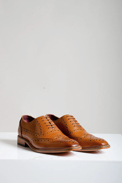 Larkin Shoes - Tan Leather