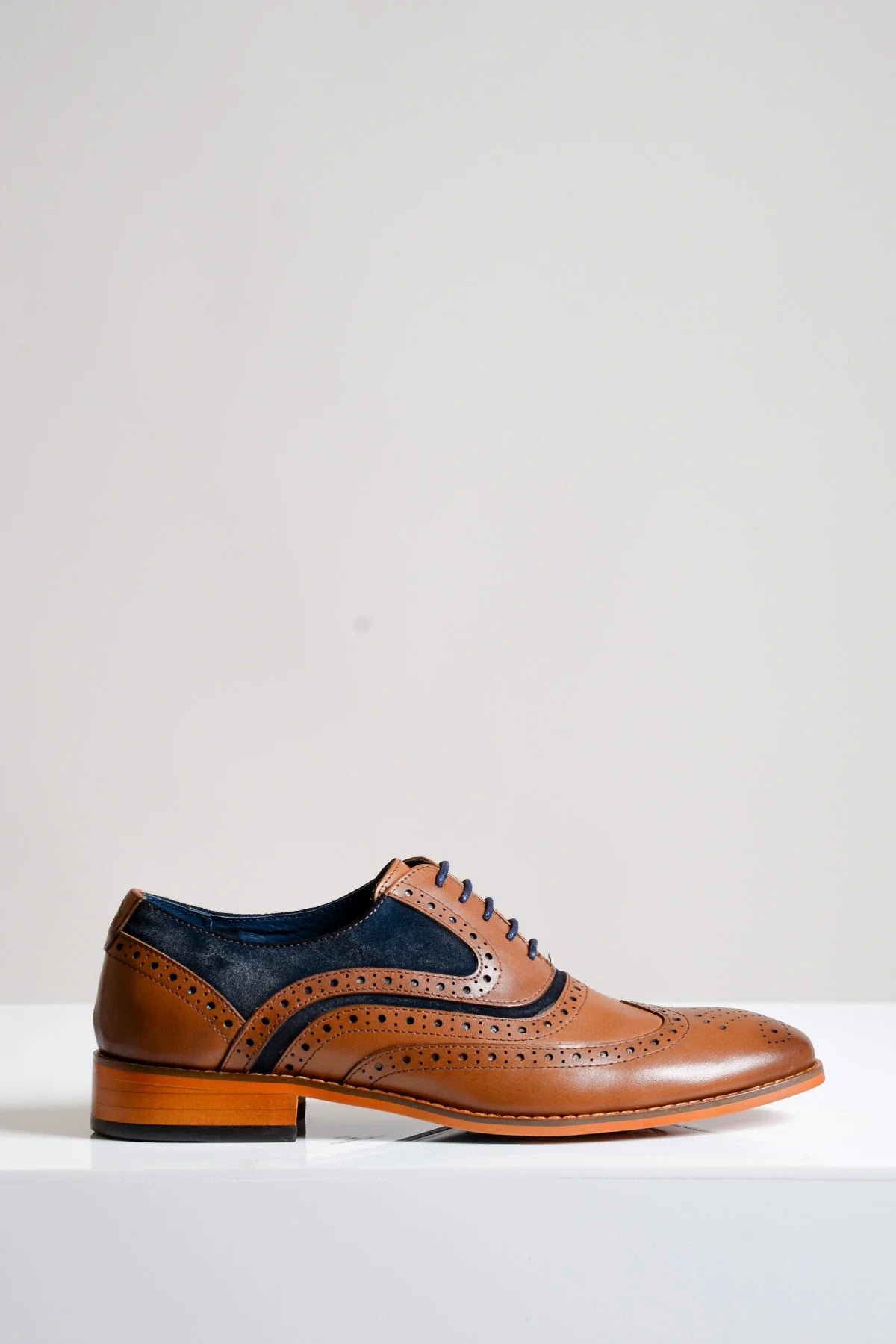 Murray Shoes - Tan / Blue