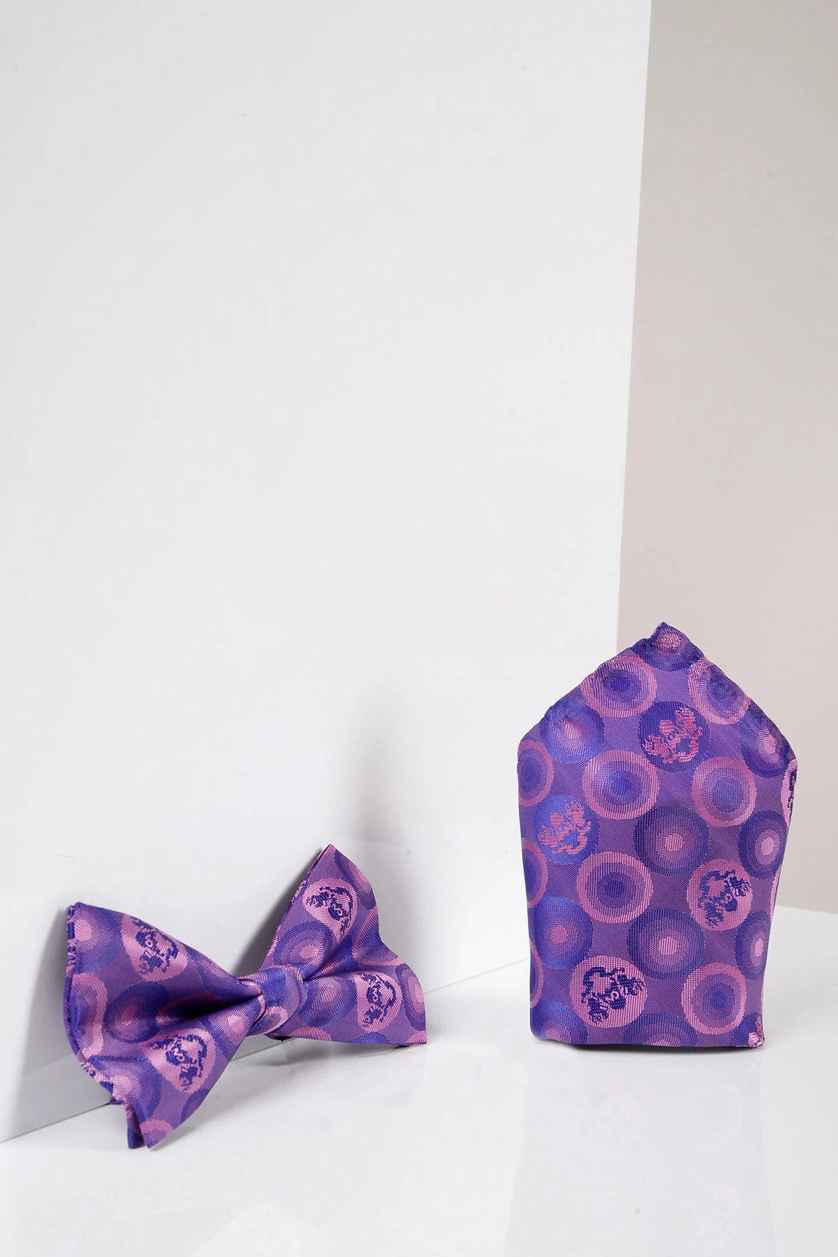 Bubble Print Bow Tie Set - All Colours