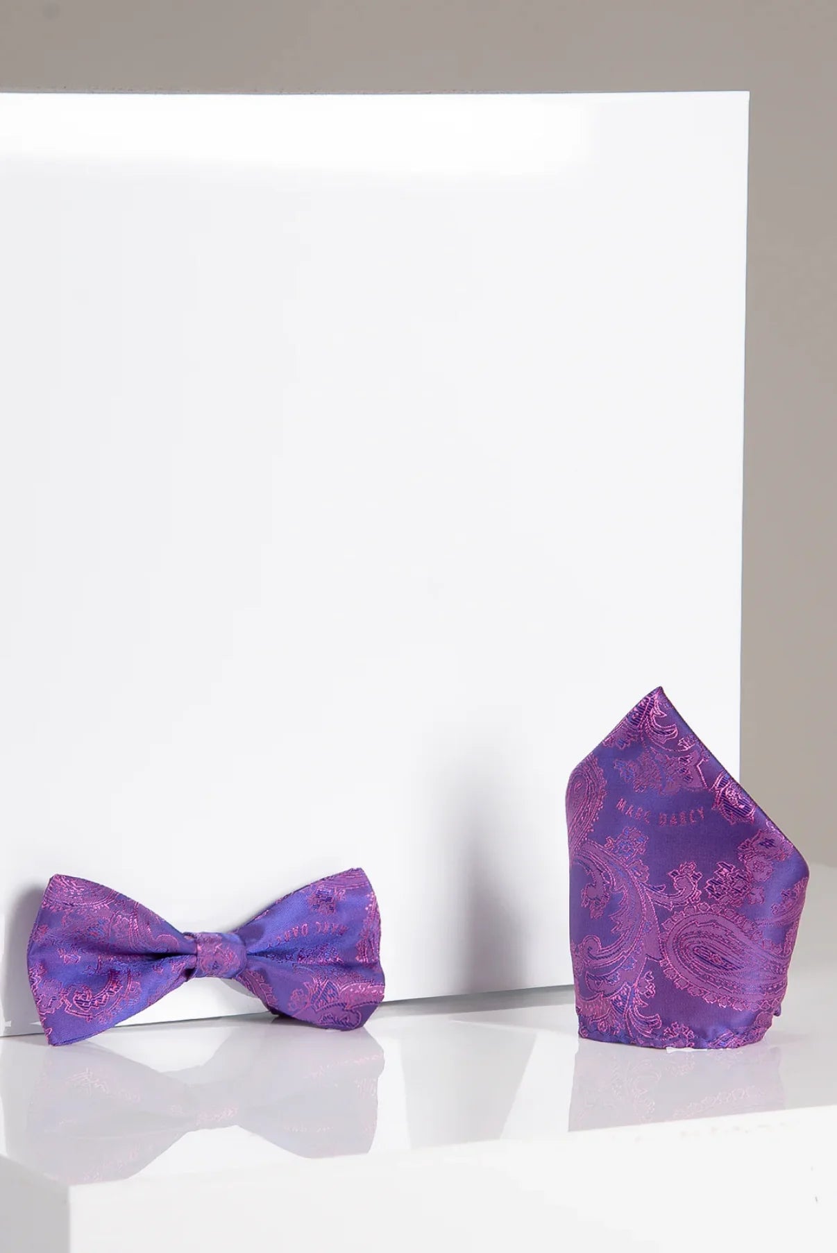 Paisley Print Bow Tie Set - All Colours