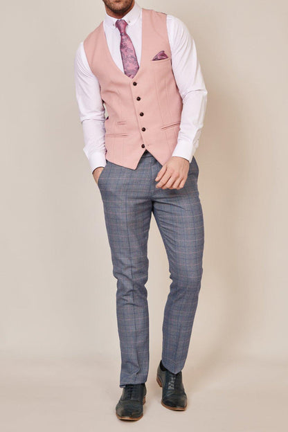 Kelvin SB Waistcoat - Pink