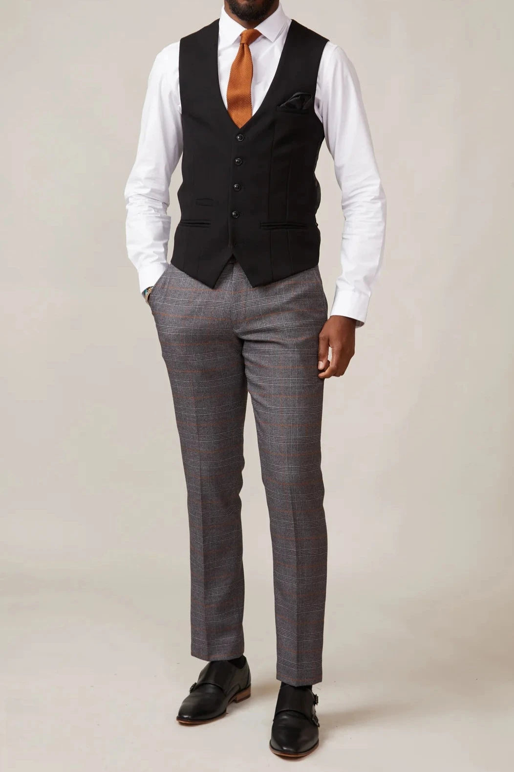 Kelvin SB Waistcoat - Black