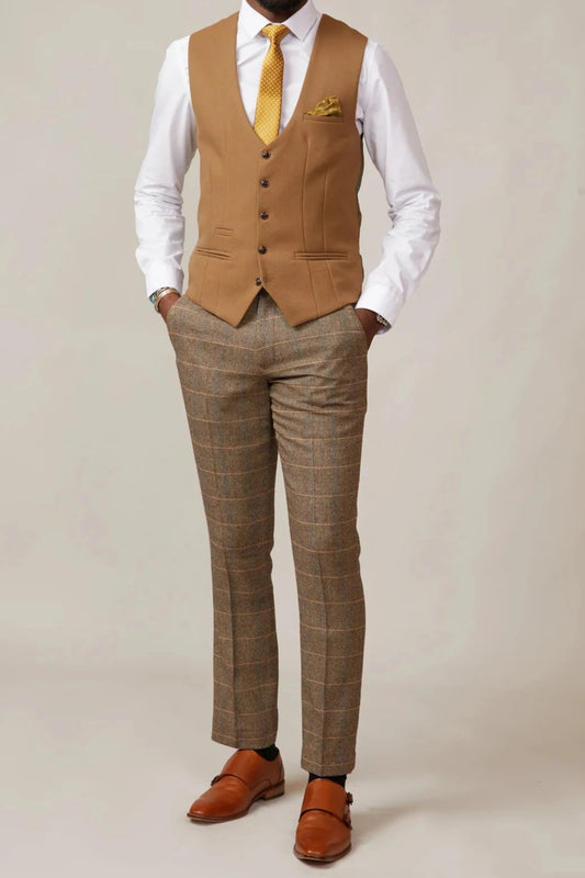 Kelvin SB Waistcoat - Oak