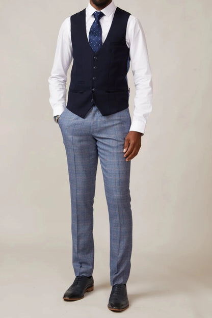 Kelvin SB Waistcoat - Navy