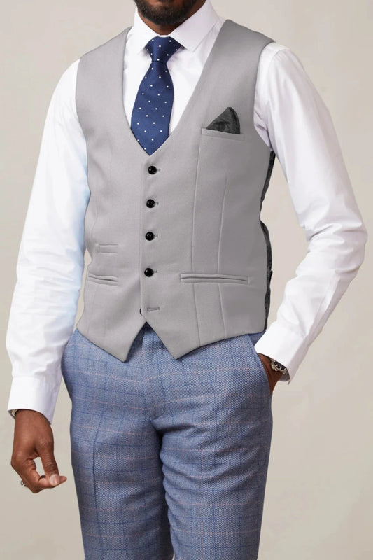 Kelvin SB Waistcoat - Silver