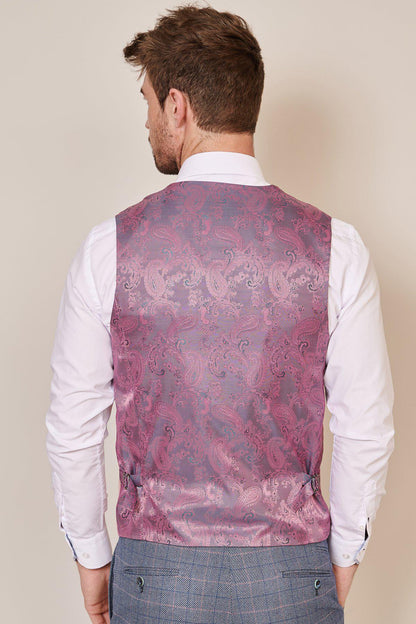 Kelvin SB Waistcoat - Pink