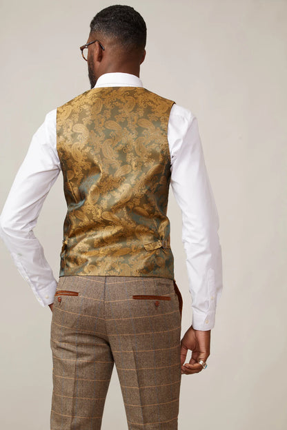 Kelvin SB Waistcoat - Oak