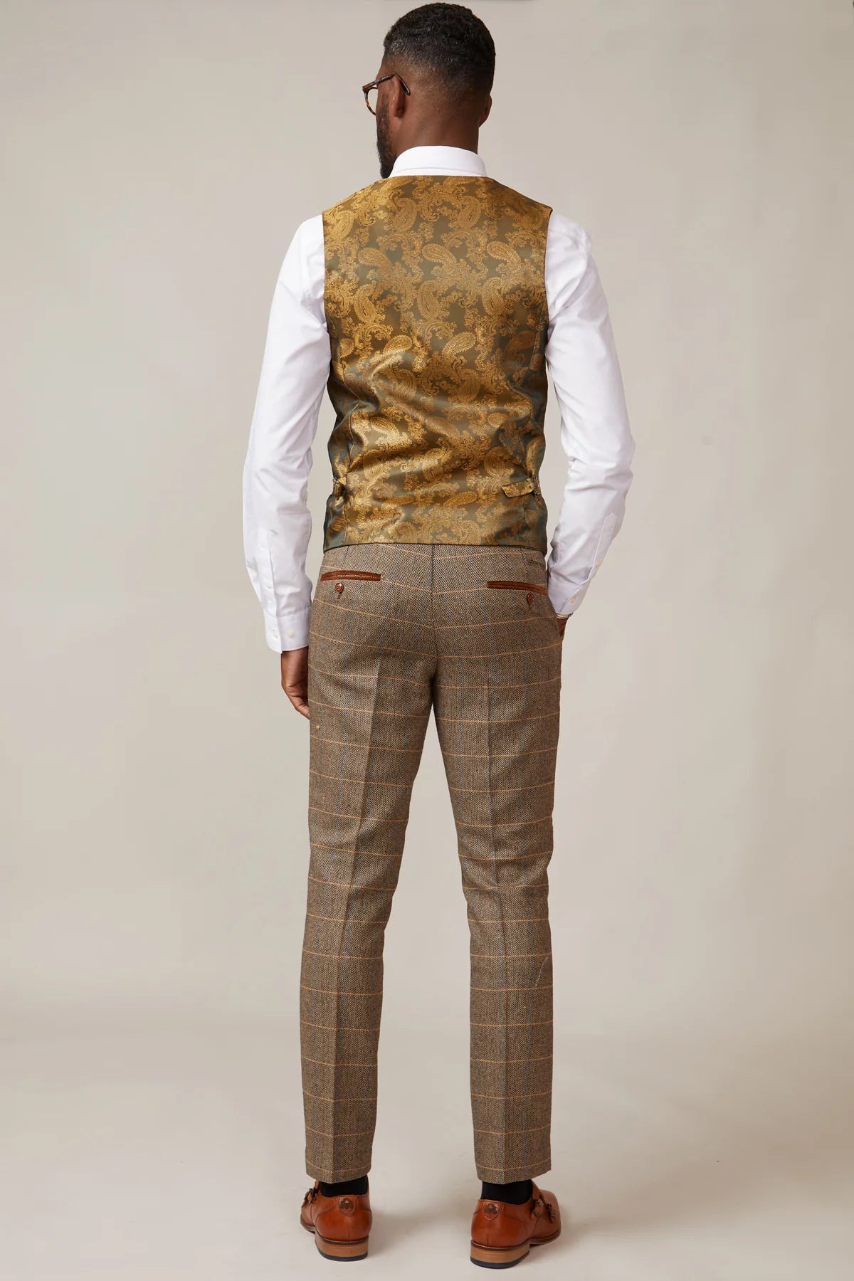 Kelvin SB Waistcoat - Tan