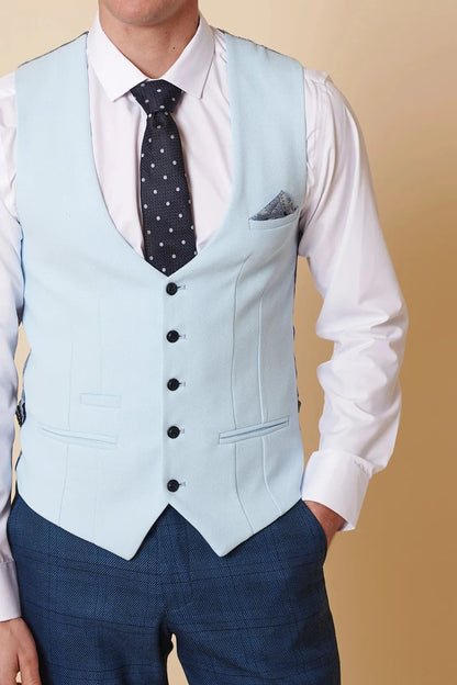 Kelvin SB Waistcoat - Sky