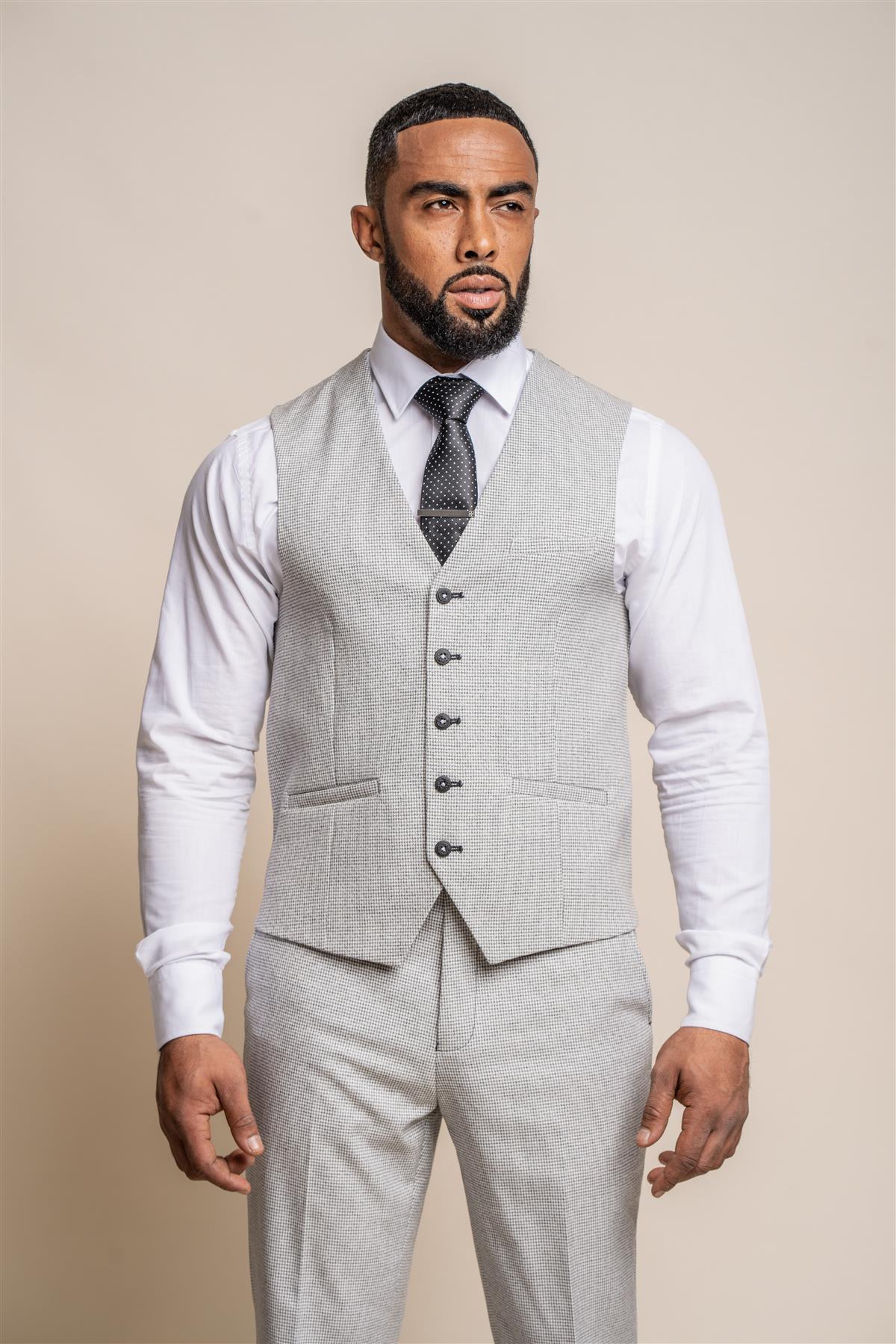 Kyoto Grey Waistcoat