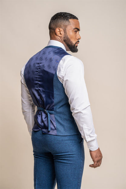 Orson Blue Waistcoat