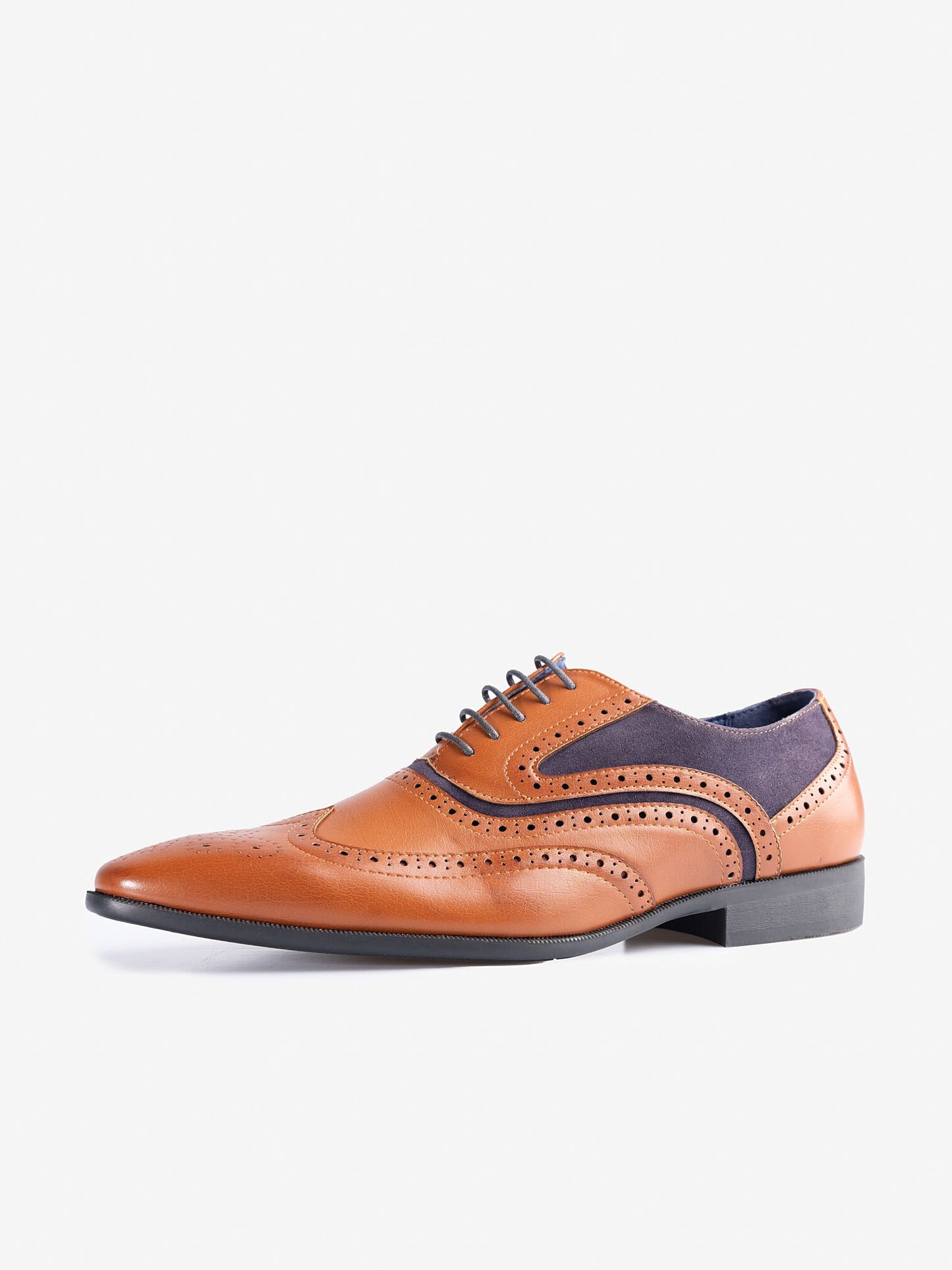 Belmond Shoes - Tan / Navy