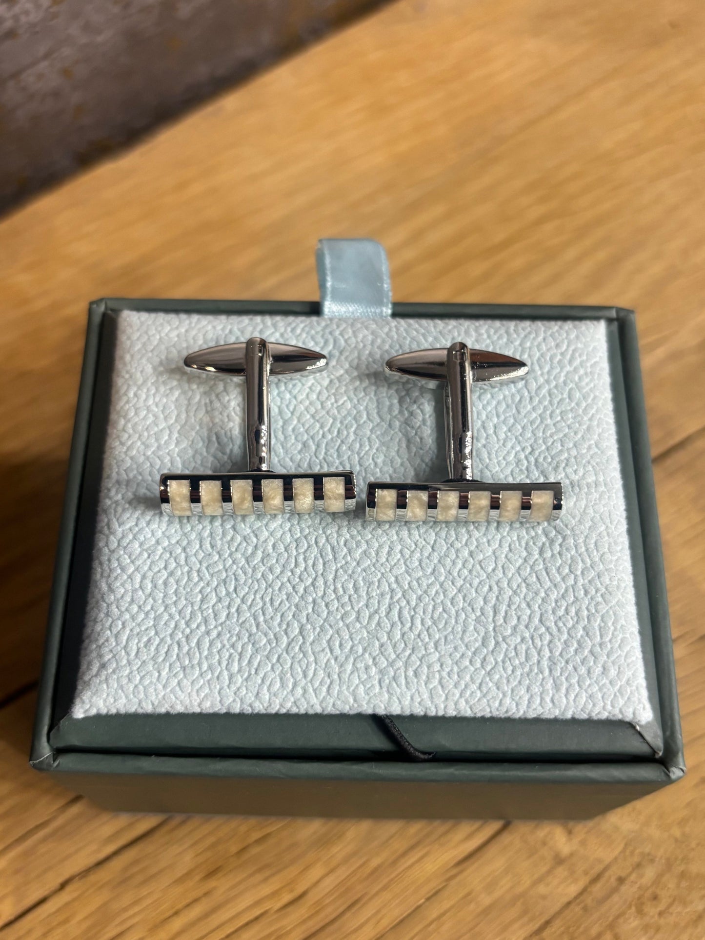 Ivory Bullet Cufflinks