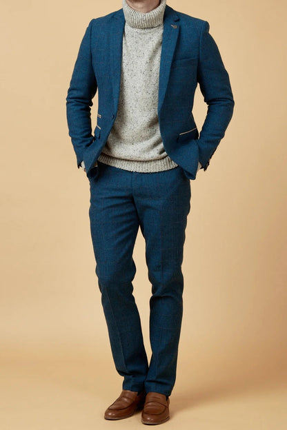 Dion Navy Tweed Jacket