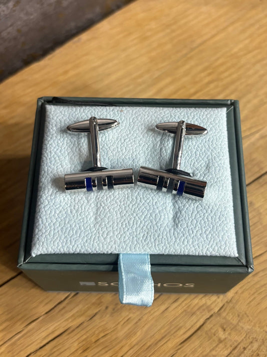 Silver Bar Cufflinks