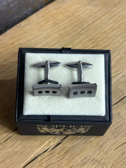 Silver Rectangular Cufflinks