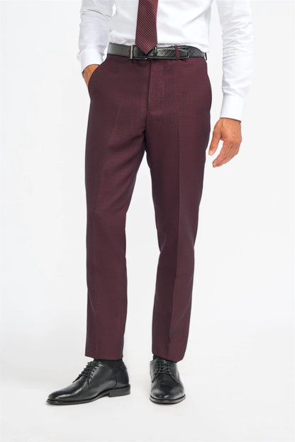 Caridi Wine Trousers