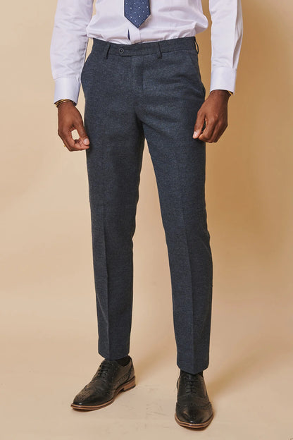 Marlow Blue Tweed Trousers