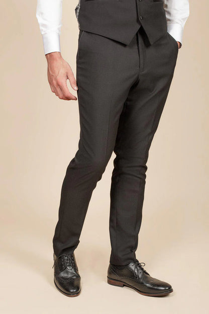 Dalton Black Tux Trousers