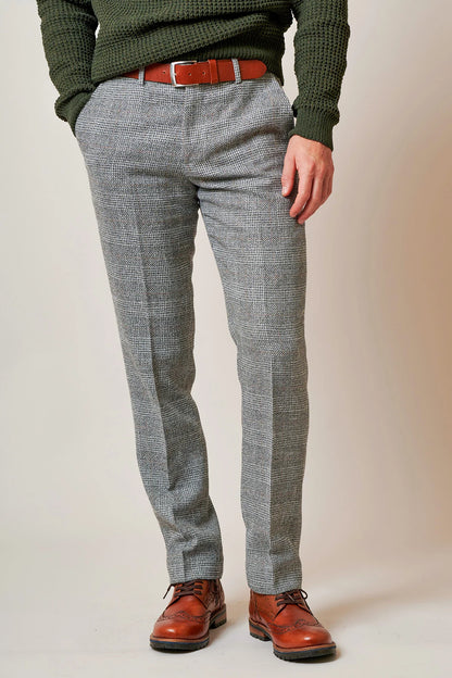 Kris Grey Tweed Trousers