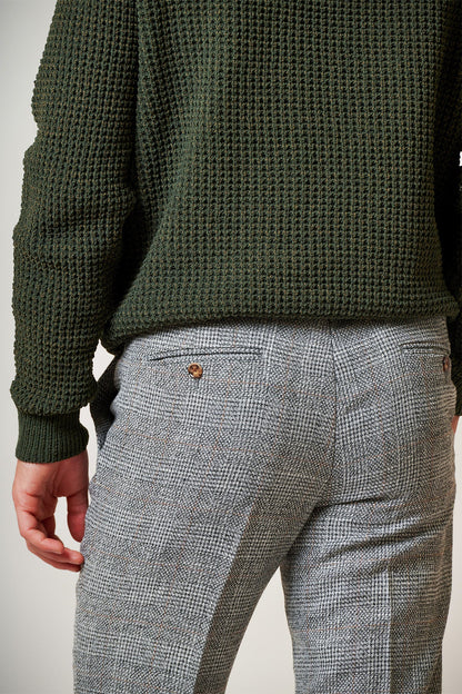 Kris Grey Tweed Trousers