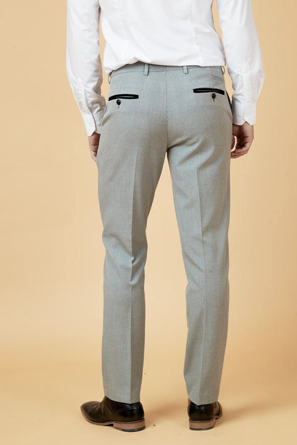 Bromley Silver Trousers