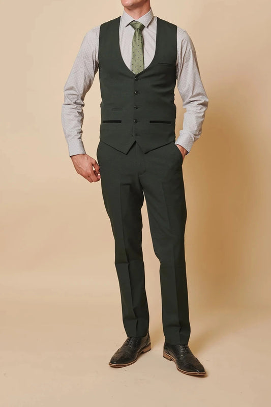 Bromley Olive Waistcoat